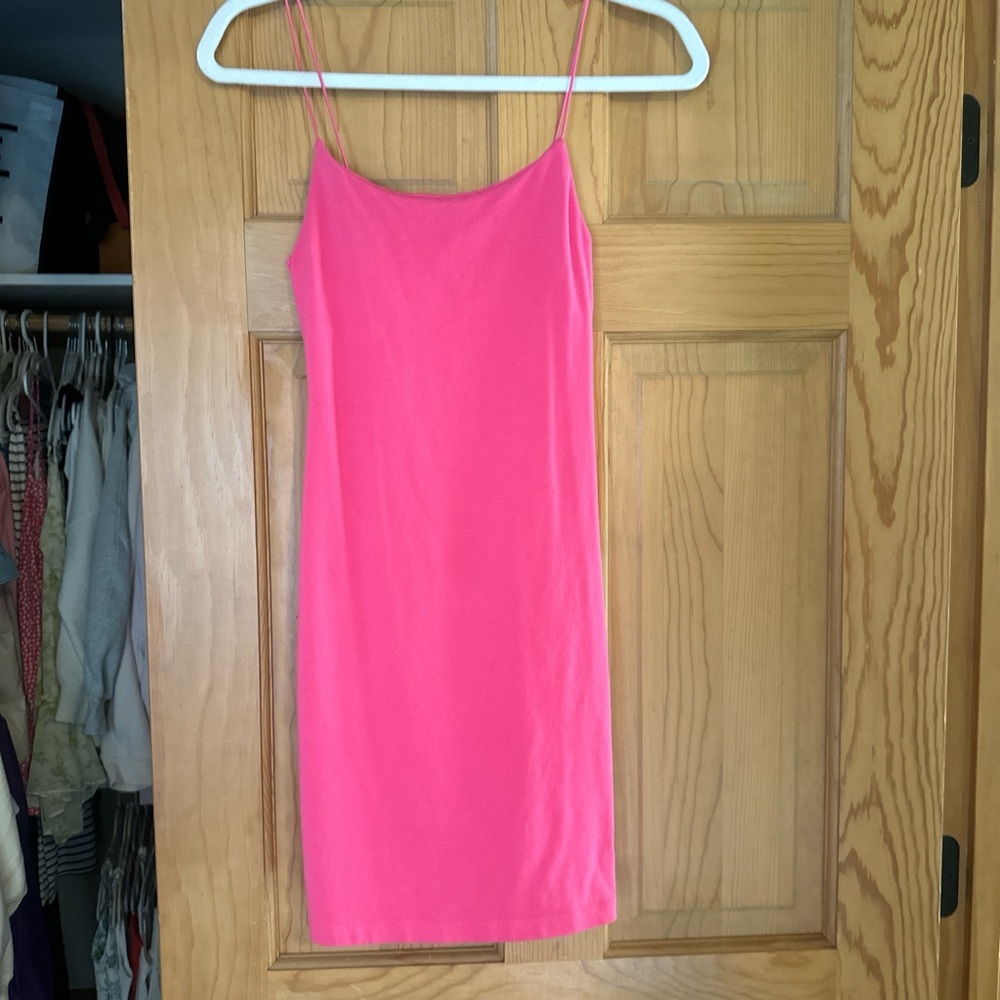 Zara Fuchsia Spaghetti Strap Top